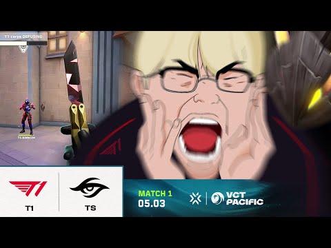 조심해 괴물간다!!!!!!!!!!! | TS vs. T1 | 16일차 MATCH 1 H/L 05.03 | VCT 퍼시픽 2024