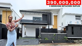 INSIDE THIS 390,000,000 MILLION NAIRA 5 BEDROOM DETACHED  DUPLEX IN LEKKI, LAGOS NIGERIA