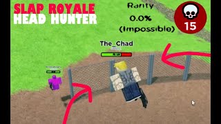 How it Feels Like Trying to Get Head Hunter Badge in Slap Royale | ROBLOX Slap Battles