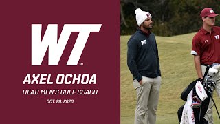 West Texas A&M Head Men's Golf Coach Axel Ochoa (10-26-20)
