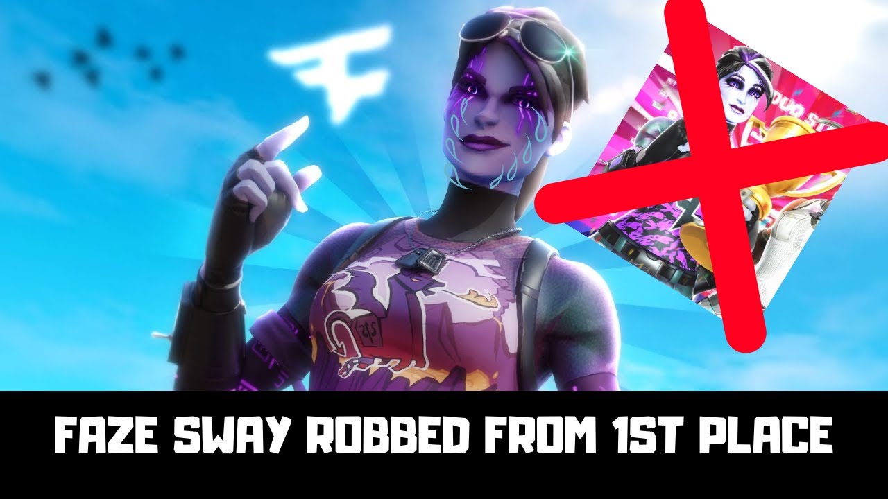 FaZe Sway *ROBBED* From 1st Place In FNCS Solos! His Coach FaZe Bizzle In Disbelief... | Fortnite