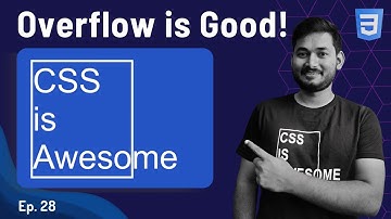 Why Overflow is Good? | CSS is Actually Awesome | Frontend Bootcamp Hindi | Ep.28