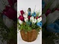 Tulip Hanging Basket,Pink Blue White Artificial Tulip Basket,Spring Table Decor,Mother’s Day #shorts