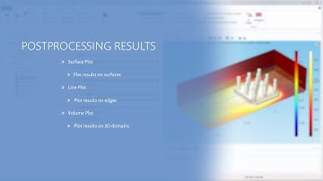 How to Create Surface, Volume, and Line Plots in COMSOL Multiphysics®