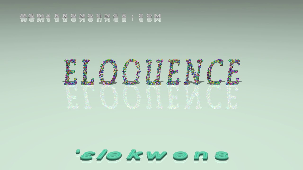 eloquence - pronunciation in British English (three voices / accents)