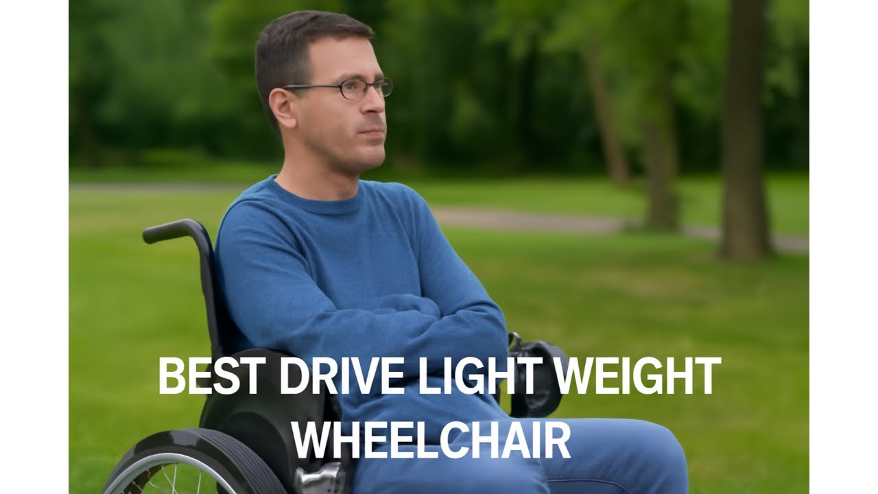 ♿ Best Drive Light Weight Wheelchair | Drive Medical BLS18FBD-ELR 