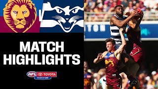 Battle for top spot | Brisbane v Geelong Highlights | Round 22, 2019 | AFL