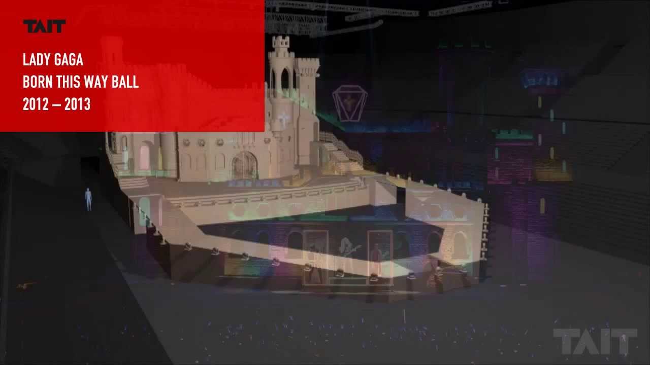 Lady Gaga The Born This Way Ball Tour Stage Youtube - born this way ball roblox