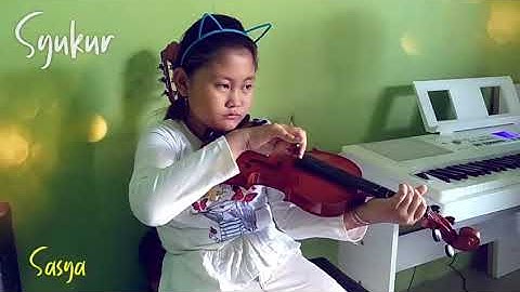 Syukur | H Mutahar | violin cover by Sasya (kelas SD)