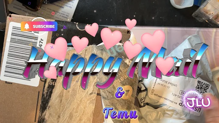 Happy Mail & Small Temu Fun Package
