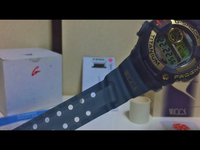 G-Shock DW-9902GWC-8JR W.C.C.S year 2000 Frogman (unboxing)