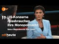 Sahra Wagenknecht und Thomas Middelhoff über Monopolmächte | Markus Lanz vom 08. Oktober 2020