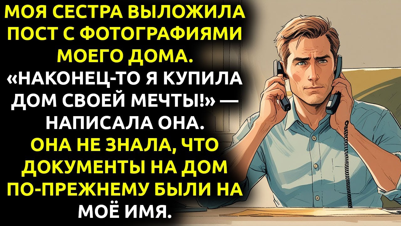 Я увидел, как сестра хвастается МОИМ ДОМОМ в соцсетях — и мой ответ разрушил нашу семью.