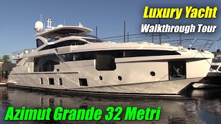 Elegance & Craftsmanship !!! 2023 Azimut Grande 32 Metri