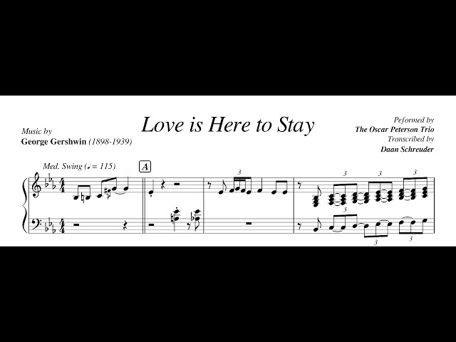 Oscar Peterson - Love Is Here To Stay