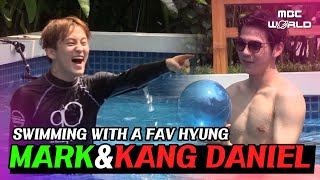 [C.C.] MARK&KANG DANIEL's intense water gun fight #MARK #NCT #KANGDANIEL