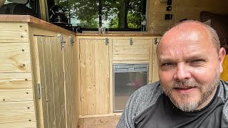 CAMPER VAN CONVERSION | Building the Kitchen units