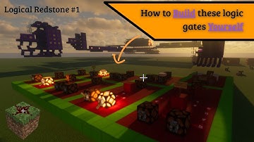 Logical Redstone 1 -- Logic gates