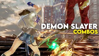 Asuka Kazama Demon Slayer Combos Tekken 7