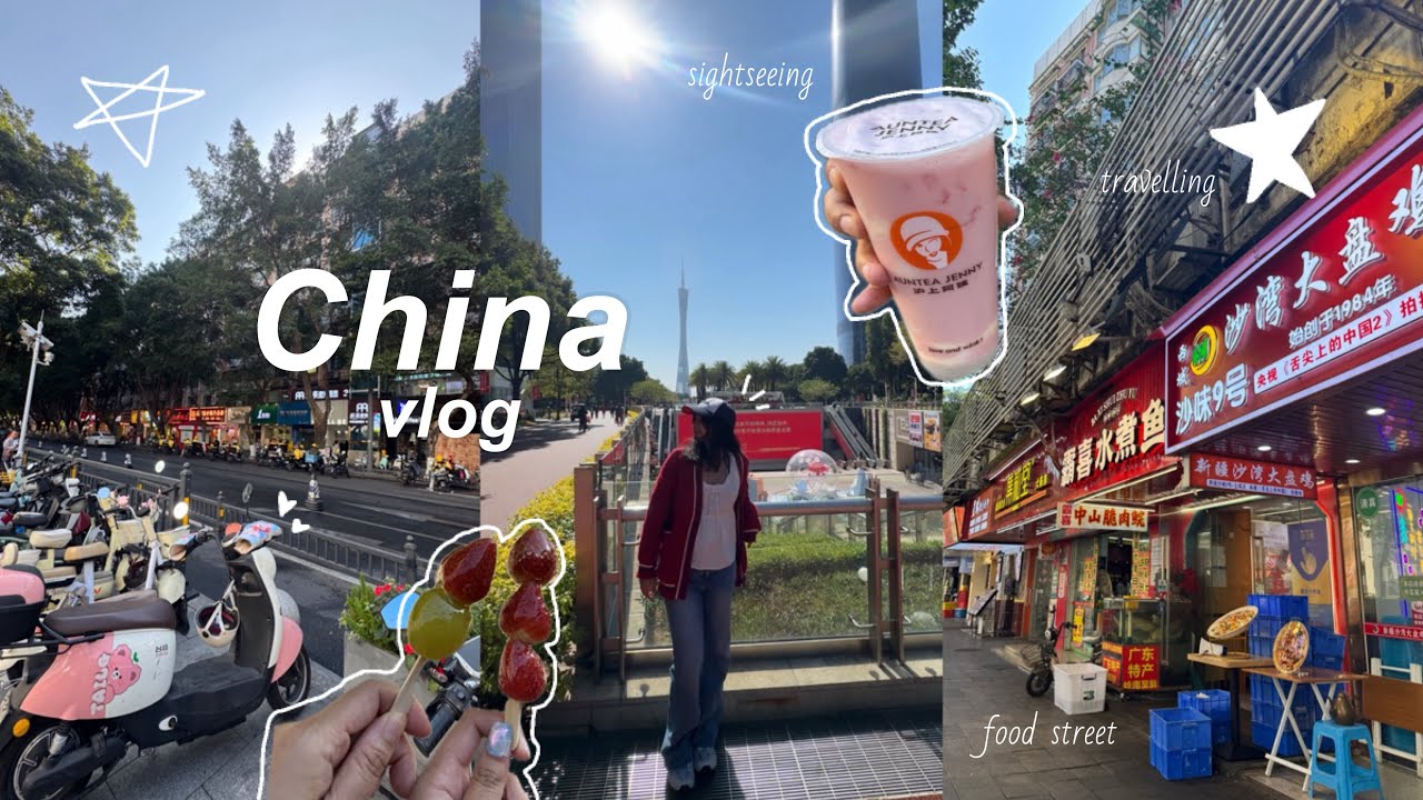 CHINA VLOG 🇨🇳 ｡⋆୨୧˚: food streets, guangzhou, travelling, arcade, flying to philippines 🇵🇭, etc. 