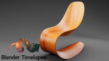 CURVED CHAIR  |  BLENDER  |  TIMELAPSE