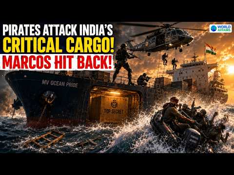 Indian Navy Foils Pirate Attack On India's Critical Cargo! MARCOS Board Merchant Ship | Kinjal