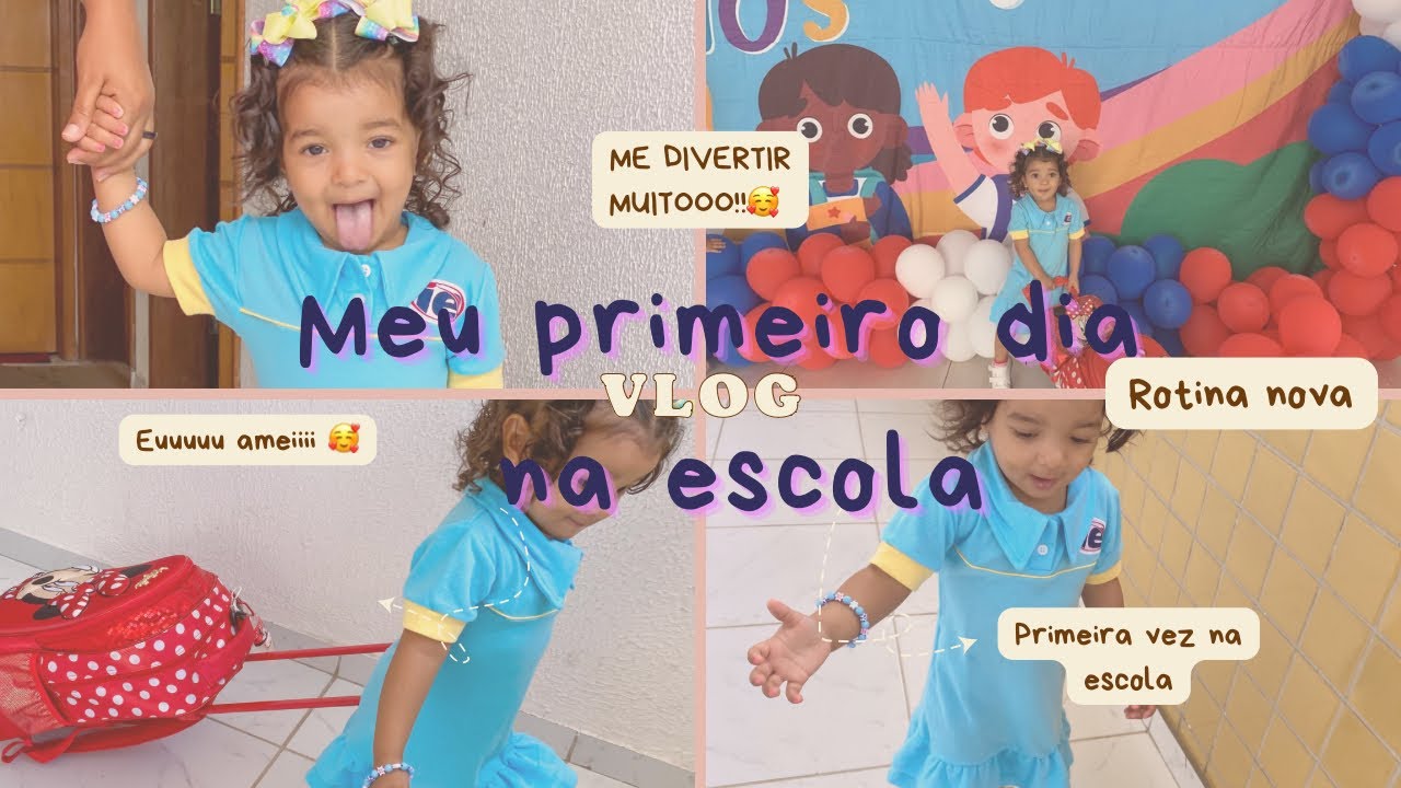 PRIMEIRA VEZ NA ESCOLA | MEU PRIMEIRO DIA NA ESCOLA 😍 ️ ️ - YouTube