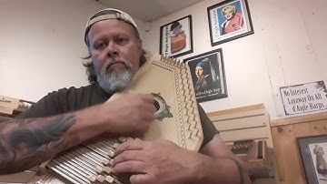 Daigle TLC walnut vs maple, side by side. Stalking the Wild Autoharp