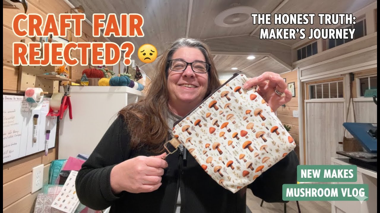 Small Business Vlog:  Slow sales, Getting rejected for craft fairs