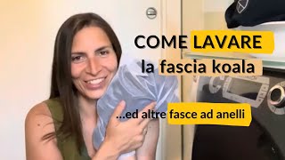 Come Lavare La Fascia Portabebè Koala Cuddle Band Porto Ring Sling