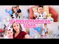 10 MESES DA MINHA BEBÊ | QUASE FICAMOS SEM BOLO DE NOVO | ELA SE ASSUSTOU MUITO COM ISSO!