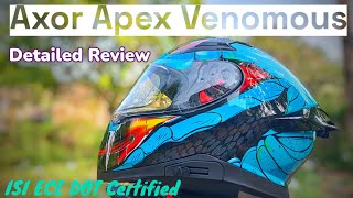 Axor Apex Venomous helmet || Dual Visor Helmet || Review