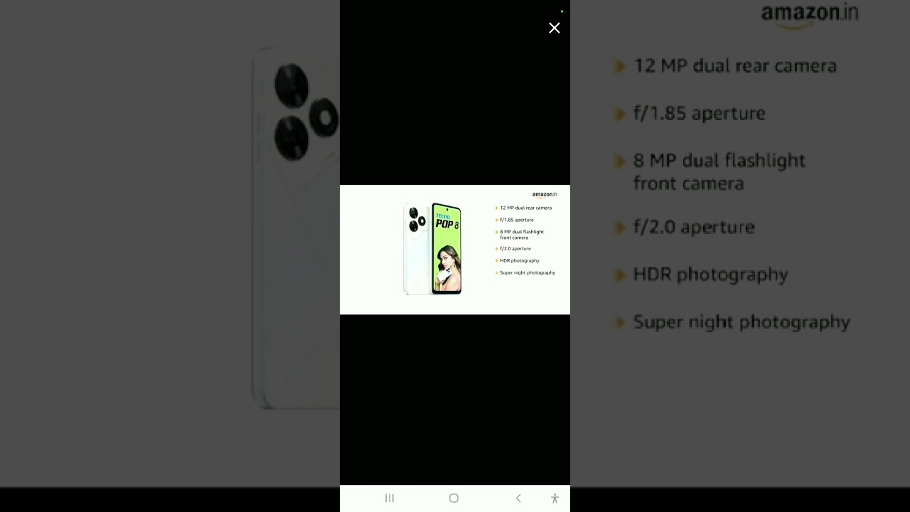 Tecno pop 8 Amazon review under 7000best phone under this bught 