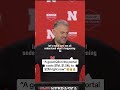 Nebraska HC Matt Rhule says top transfer portal QBs could cost millions