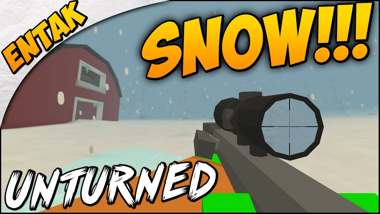Unturned 3.0 Update ➤ SNOW! New Map, New Gun Grizzly, Snowfall, Ice, & More!