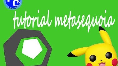 Tutorial metasequoia4. empezar a modelar con la ayuda de una imagen #papercraft #metasequoia4