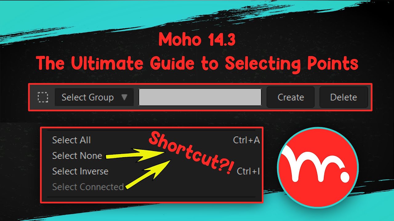 Полное руководство по выбору точек | Moho 14.3