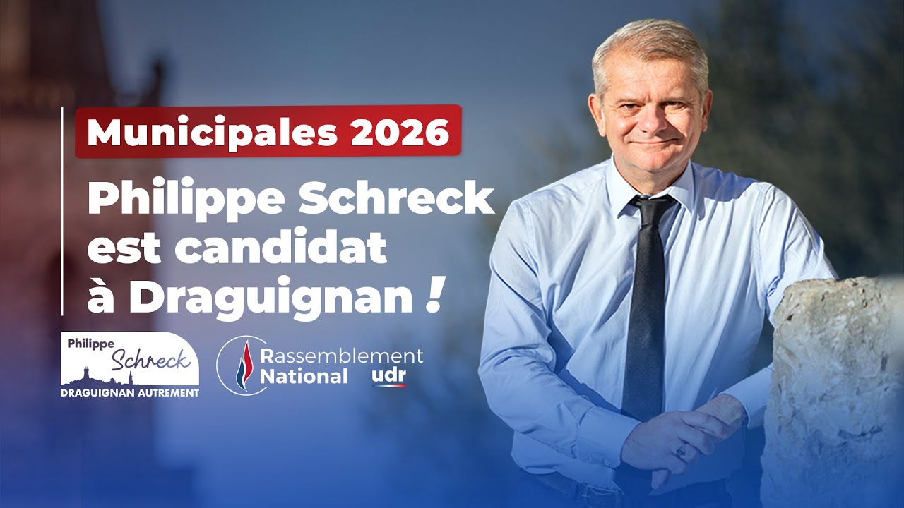 Philippe Schreck : « Je suis candidat à la mairie de Draguignan »