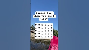 Observation Visual Test: 5 Seconds For You To Spot ISU . Try Your Skills!  #search #puzzle #shorts