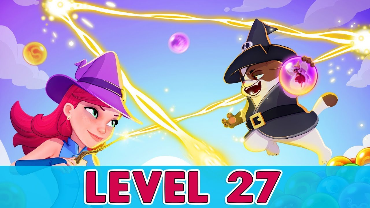 Bubble Witch 3 Saga Level 27 | (No Boosters)