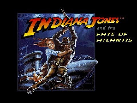 Indiana Jones and the Fate of Atlantis (PC/DOS) The Action Game! 1991, Lucasarts