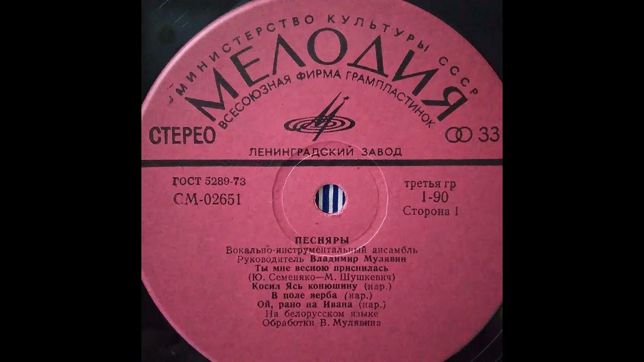 ПЕСНЯРЫ. ВИА.Руководитель В.Мулявин. Ты мне весною приснилась и др ...