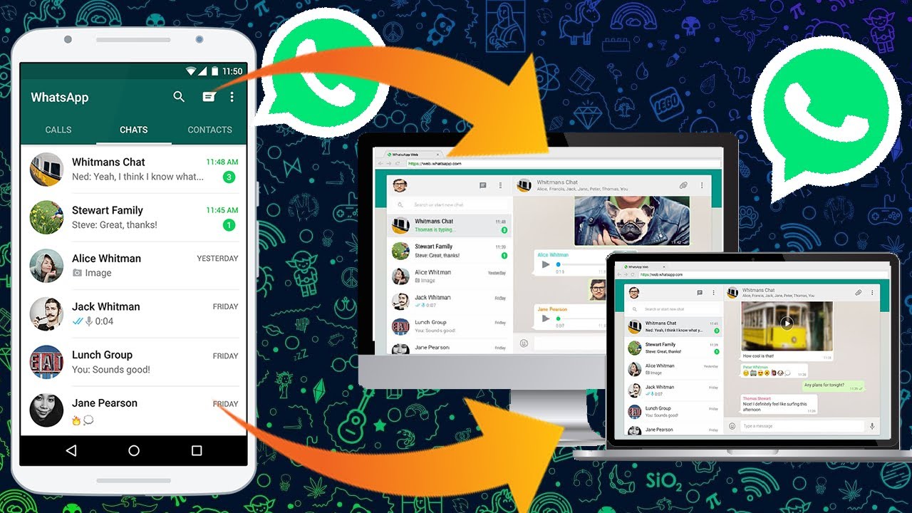 how to use whatsapp on a laptop