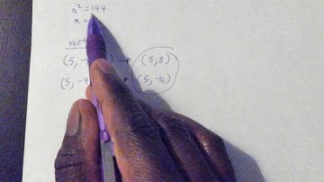 How to find the parts of a hyperbola Part 1