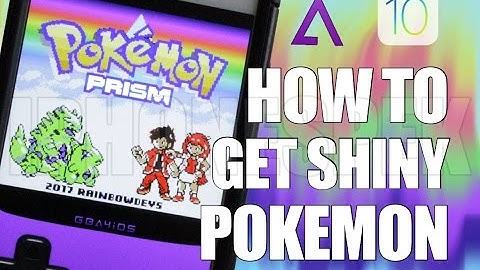 How to get Shiny Pokemon Pokemon Prism Gameshark Cheat Code iOS 11 10 9 iPhone