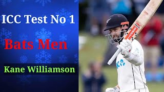 ICC No 1 Test Bats men Kane Williamson||ICC Rating point