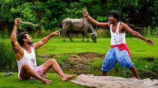पाटनर मछरी भी पकड़ना एगो कला है! पाटनर देख हमार कला... | Khesari Lal Comedy Movie Scene