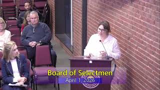 East Lyme, CT Board of Selectmen 04/01/2026