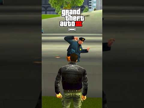 EVOLUTION of POLICE “INTELLIGENCE” in GTA GAMES!🚨🚔 #gta #gaming #shorts #police