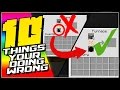 10 Minecraft Things You're Doing Wrong